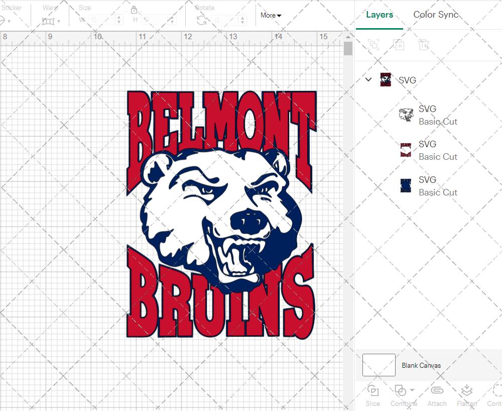 Belmont Bruins 1995, Svg, Dxf, Eps, Png - SvgShopArt