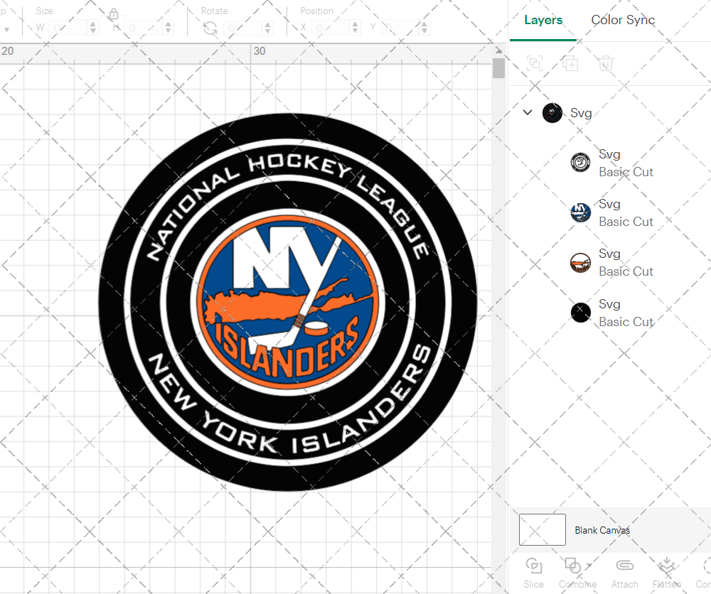 New York Islanders Circle 2010 002, Svg, Dxf, Eps, Png - SvgShopArt