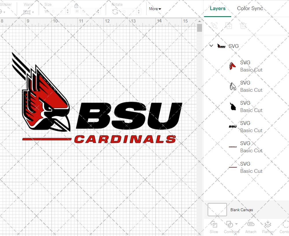 Ball State Cardinals Alternate 1990 003 Svg, Dxf, Eps, Png - SvgShopArt