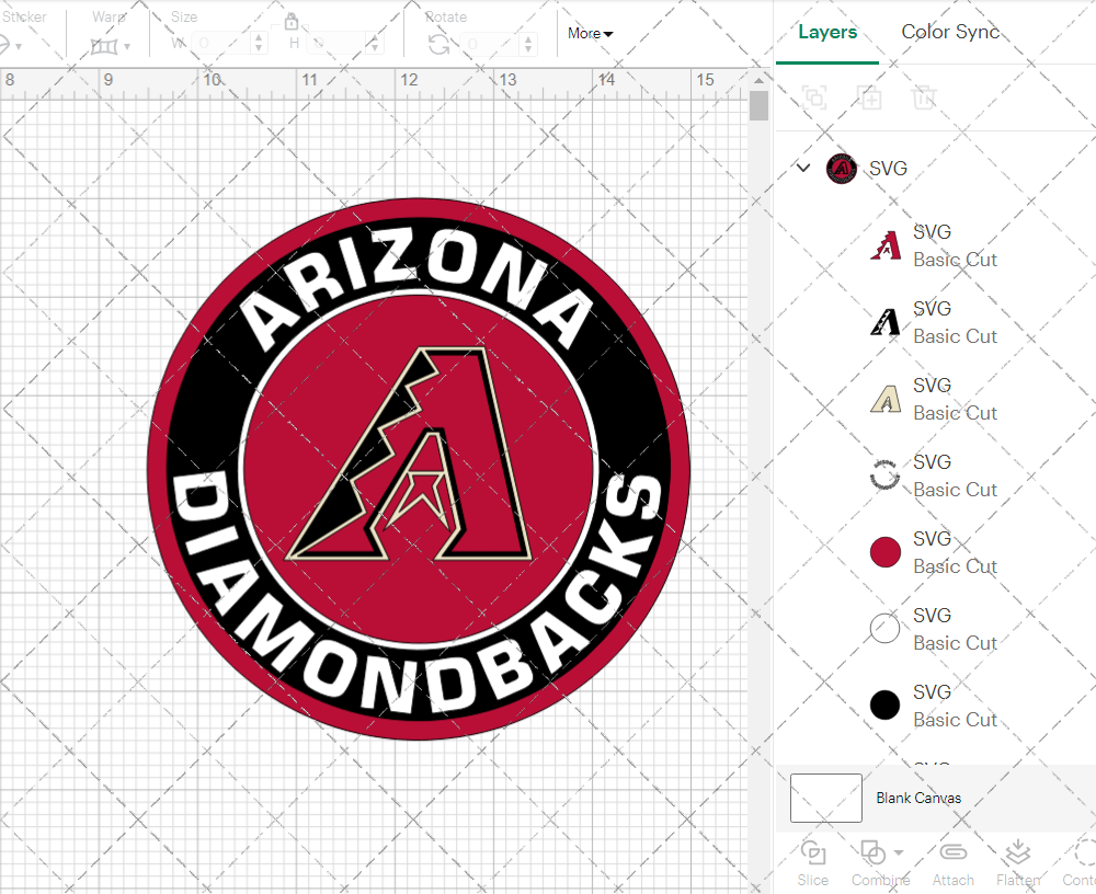 Arizona Diamondbacks Circle 2007, Svg, Dxf, Eps, Png - SvgShopArt