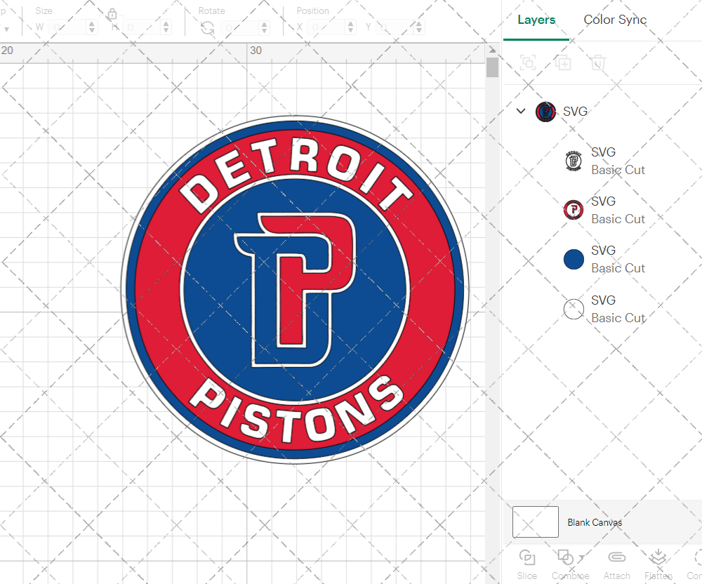 Detroit Pistons Circle 2017, Svg, Dxf, Eps, Png - SvgShopArt