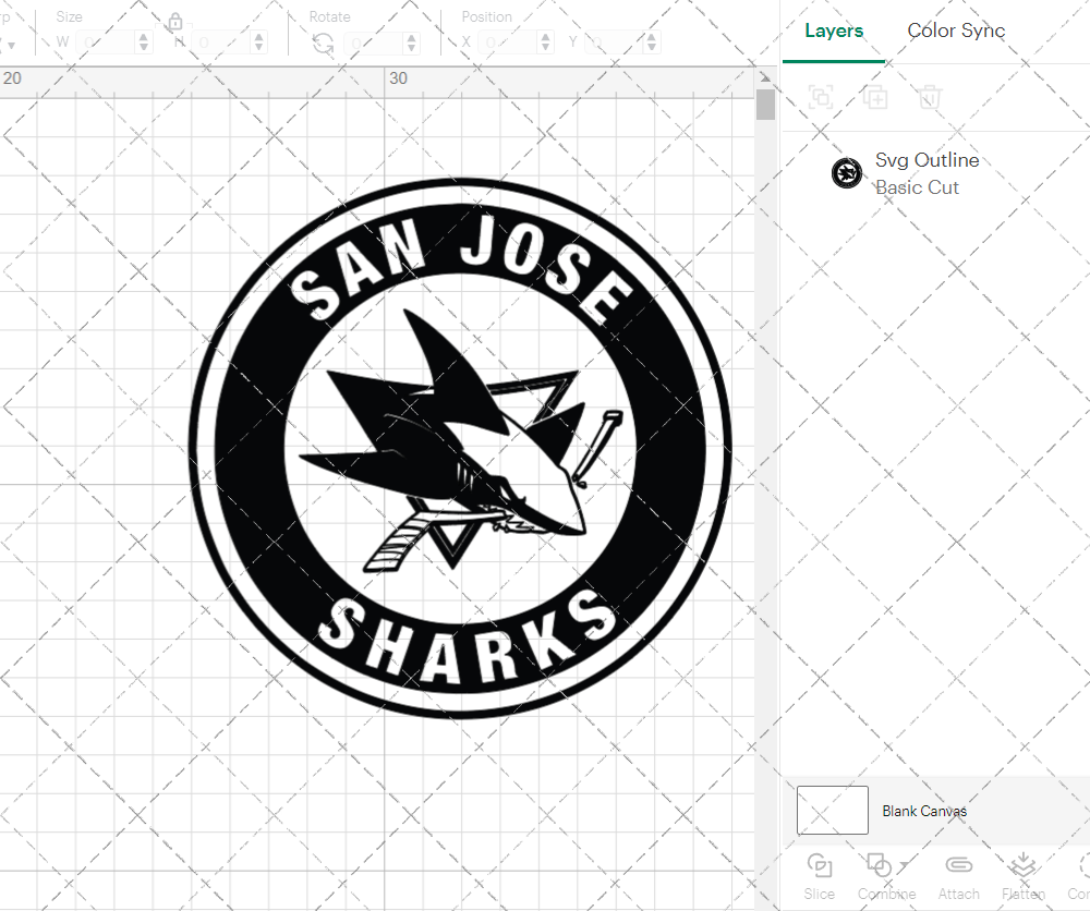 San Jose Sharks Circle 2007, Svg, Dxf, Eps, Png - SvgShopArt