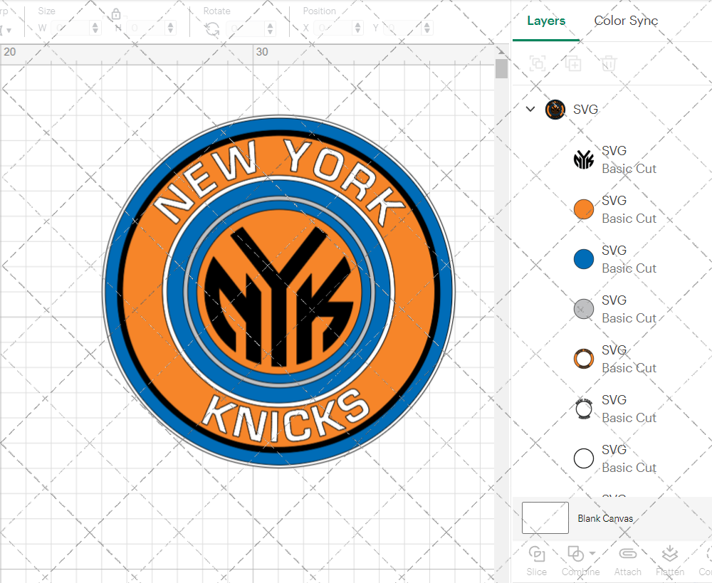 New York Knicks Circle 2011, Svg, Dxf, Eps, Png - SvgShopArt