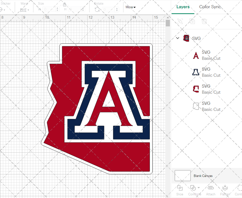 Arizona Wildcats Alternate 2013 002, Svg, Dxf, Eps, Png - SvgShopArt