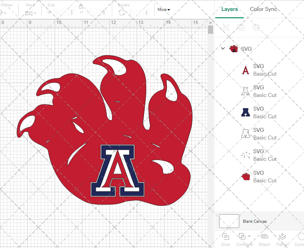 Arizona Wildcats Alternate 1989 004, Svg, Dxf, Eps, Png - SvgShopArt