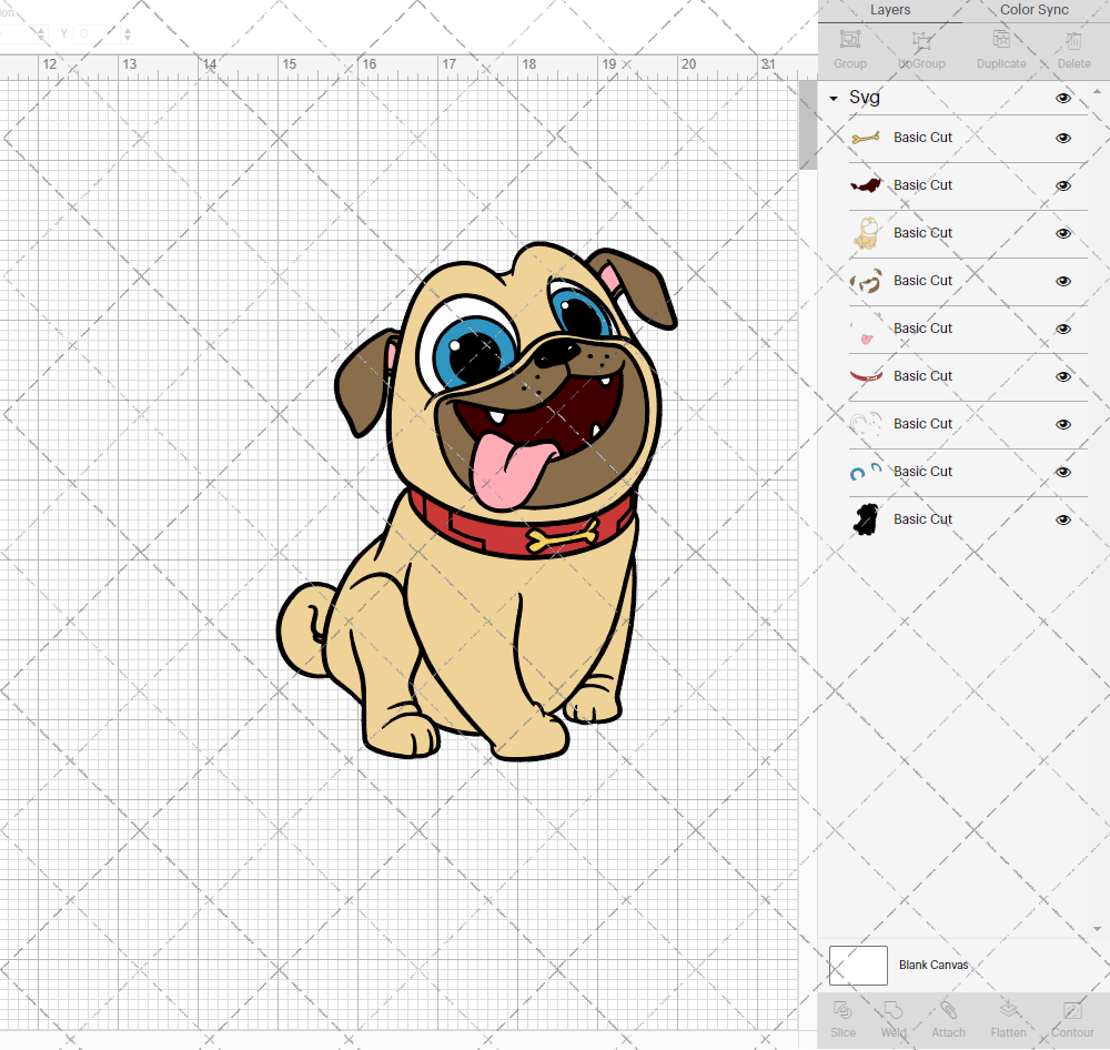 Rolly - Puppy Dog Pals, Svg, Dxf, Eps, Png - SvgShopArt