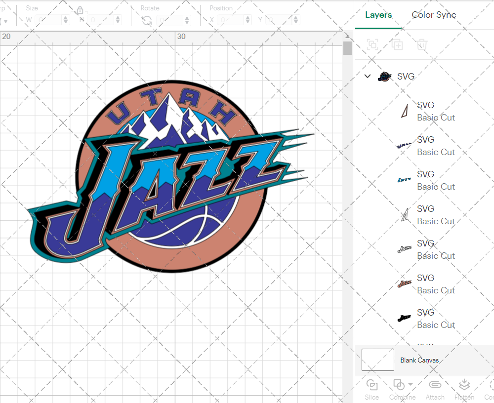 Utah Jazz 1996, Svg, Dxf, Eps, Png - SvgShopArt