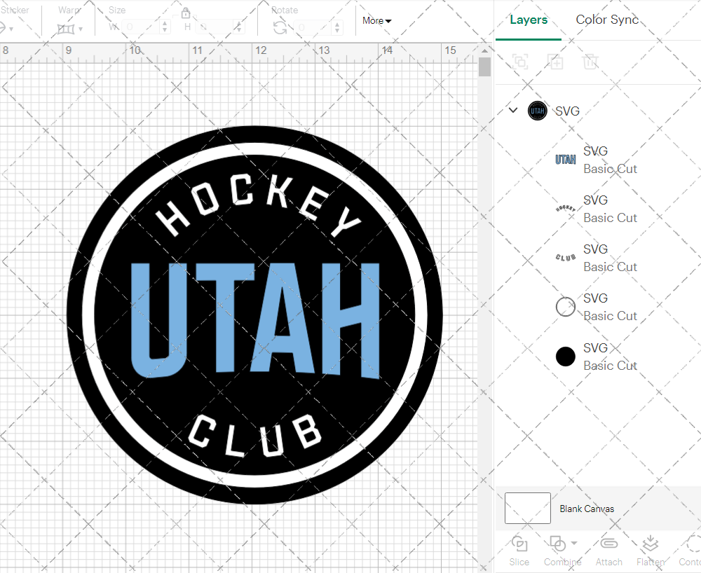 Utah Hockey Club Secondary 2024 002, Svg, Dxf, Eps, Png - SvgShopArt