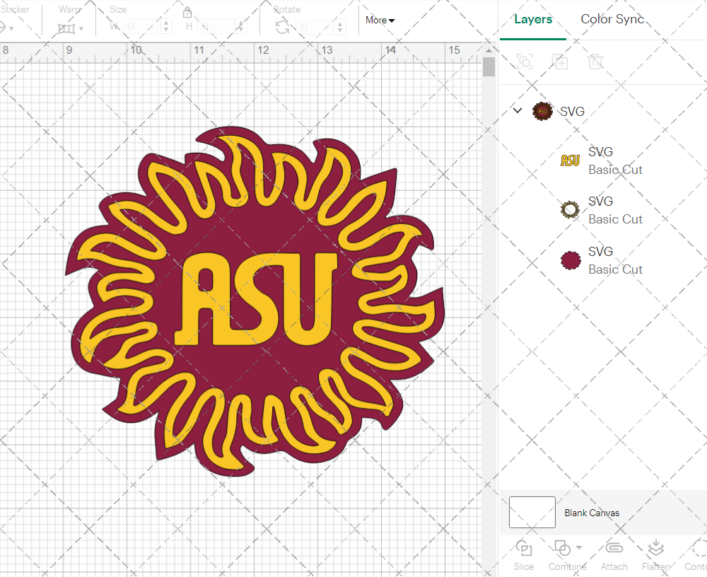 Arizona State Sun Devils Alternate 1975 002, Svg, Dxf, Eps, Png - SvgShopArt