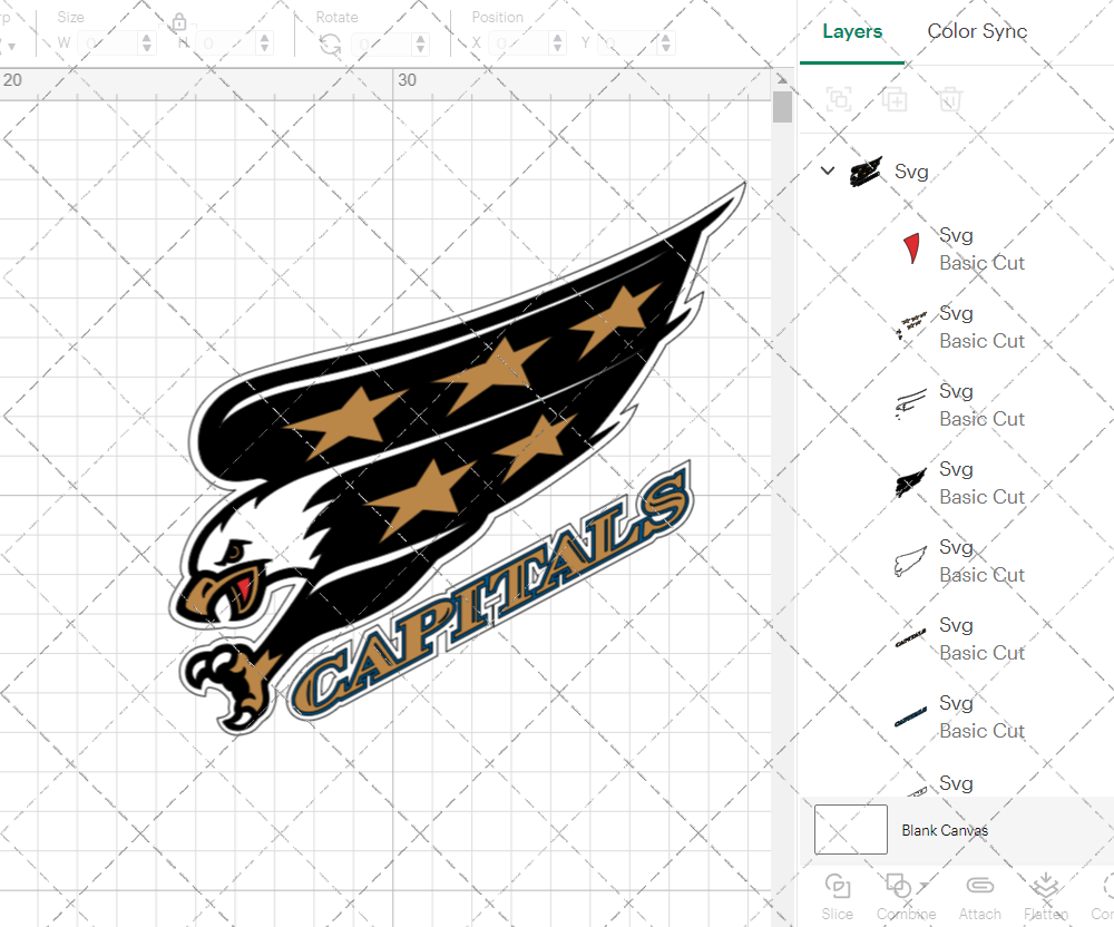 Washington Capitals Alternate 1995, Svg, Dxf, Eps, Png - SvgShopArt