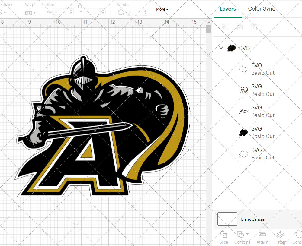 Army Black Knights Alternate 2000 008, Svg, Dxf, Eps, Png - SvgShopArt