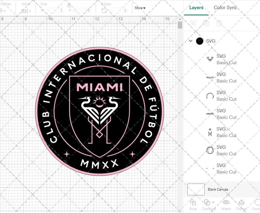 Inter Miami F.C. 2020, Svg, Dxf, Eps, Png - SvgShopArt