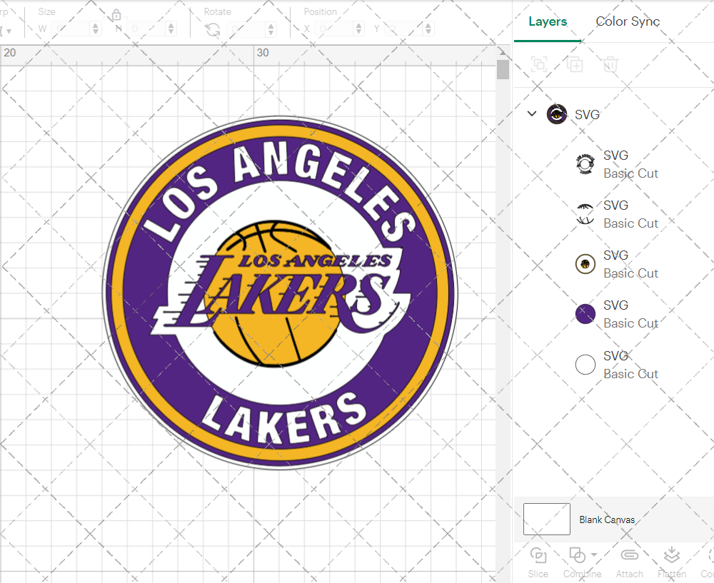 Los Angeles Lakers Circle 2001 002, Svg, Dxf, Eps, Png - SvgShopArt