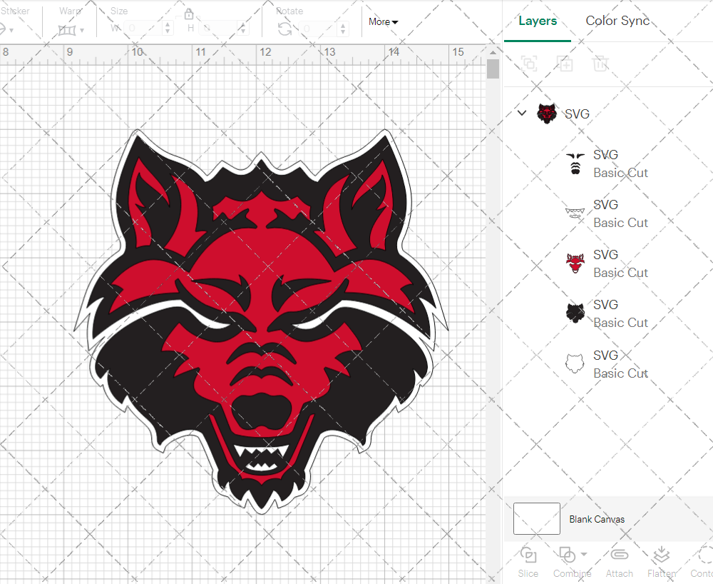 Arkansas State Red Wolves 2015, Svg, Dxf, Eps, Png - SvgShopArt