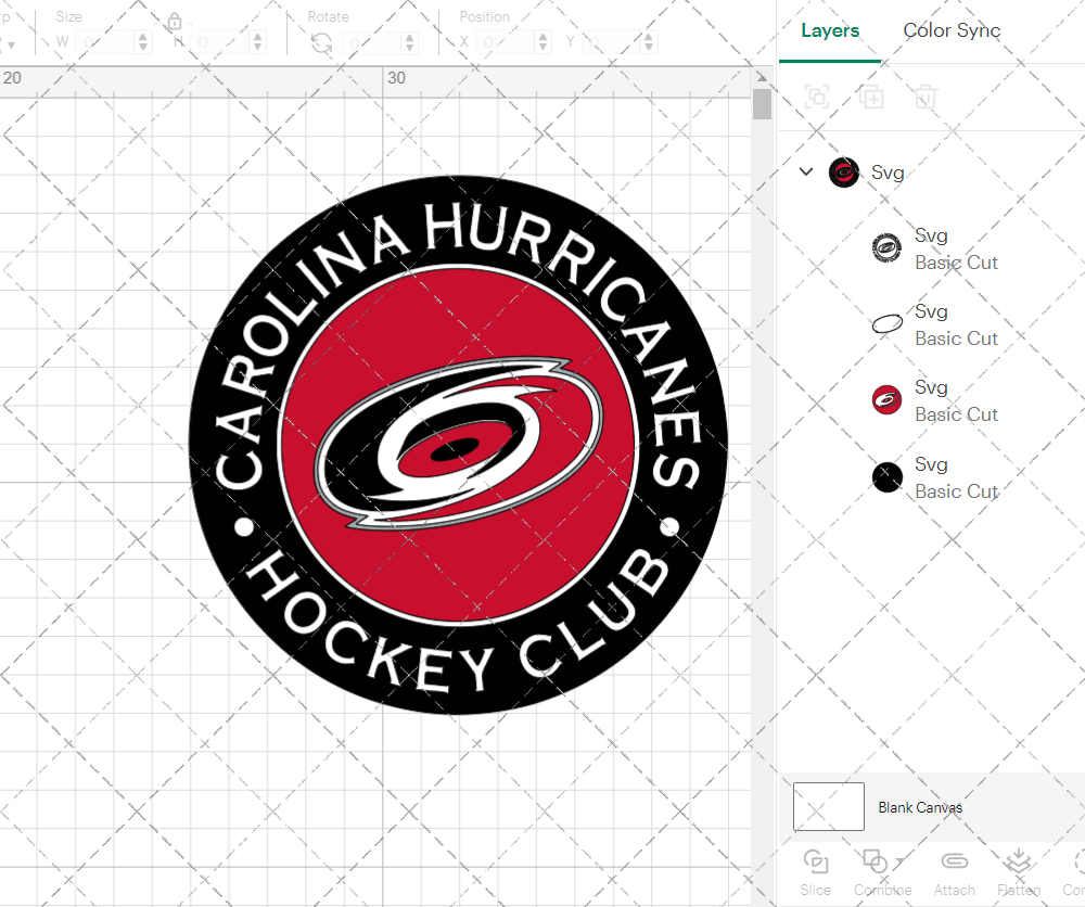 Carolina Hurricanes Circle 1997 005, Svg, Dxf, Eps, Png - SvgShopArt