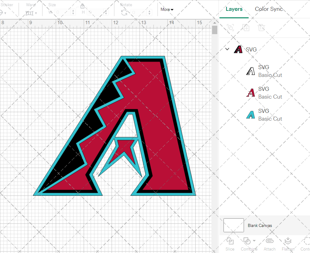 Arizona Diamondbacks Alternate 2016, Svg, Dxf, Eps, Png - SvgShopArt