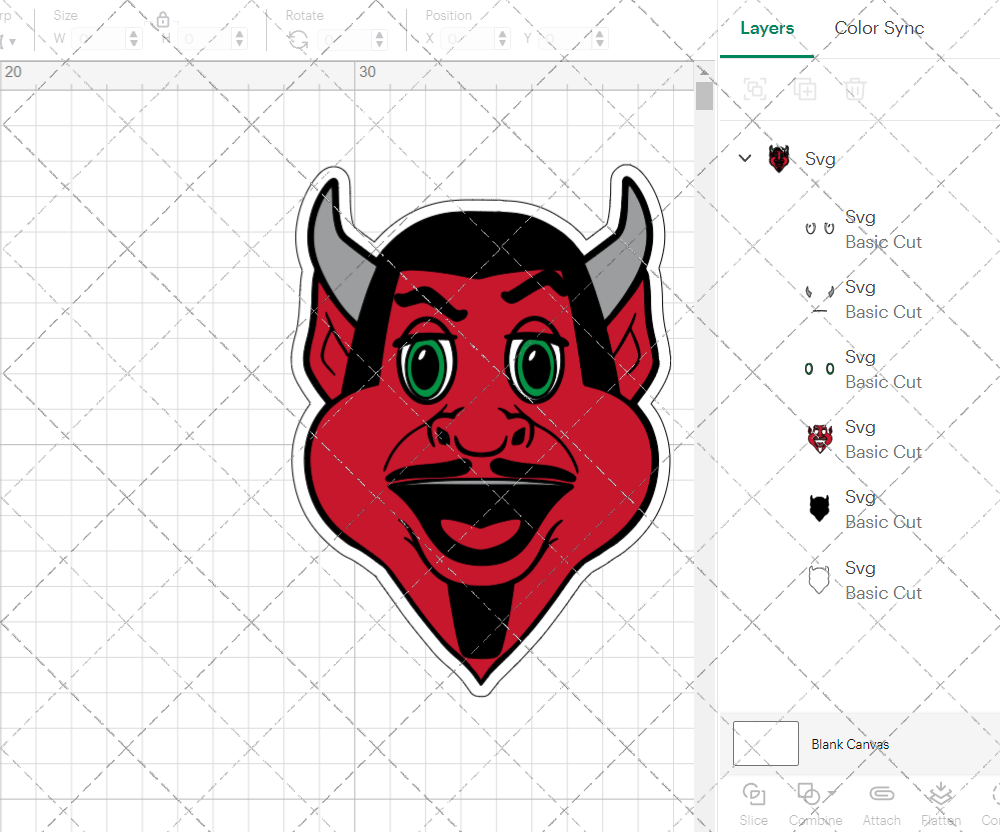 New Jersey Devils Mascot NJ Devil, Svg, Dxf, Eps, Png - SvgShopArt