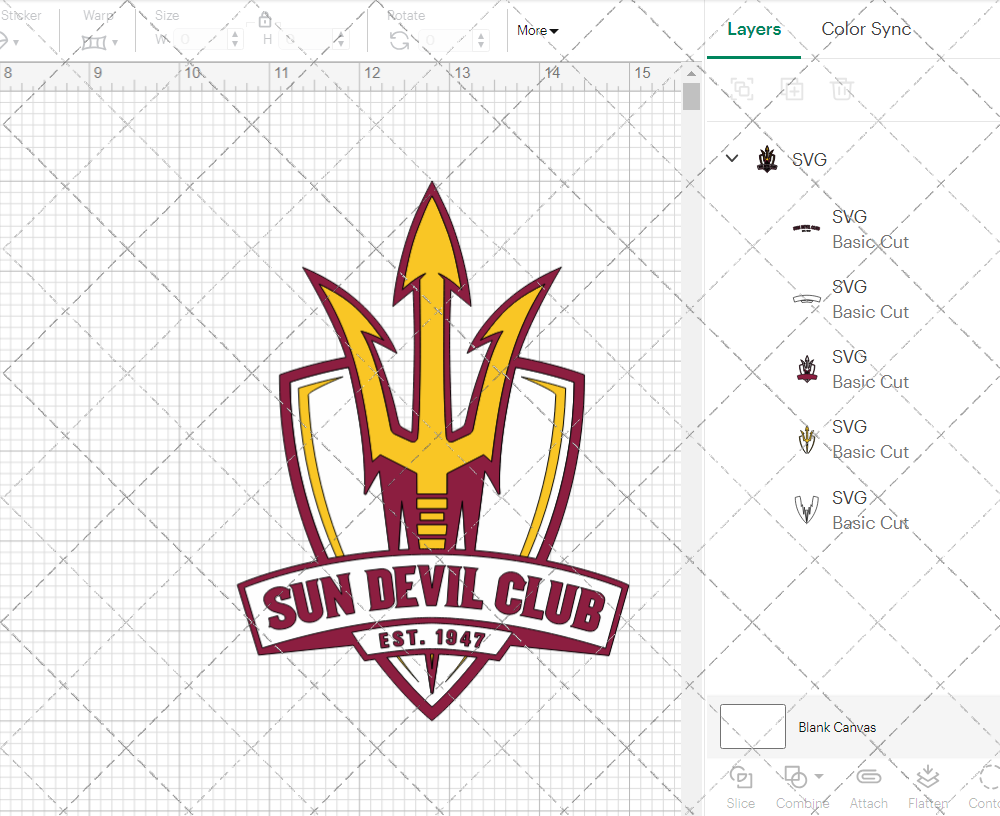 Arizona State Sun Devils Misc 2014 002, Svg, Dxf, Eps, Png - SvgShopArt