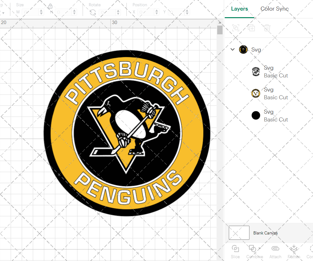 Pittsburgh Penguins Circle 2016 002, Svg, Dxf, Eps, Png - SvgShopArt