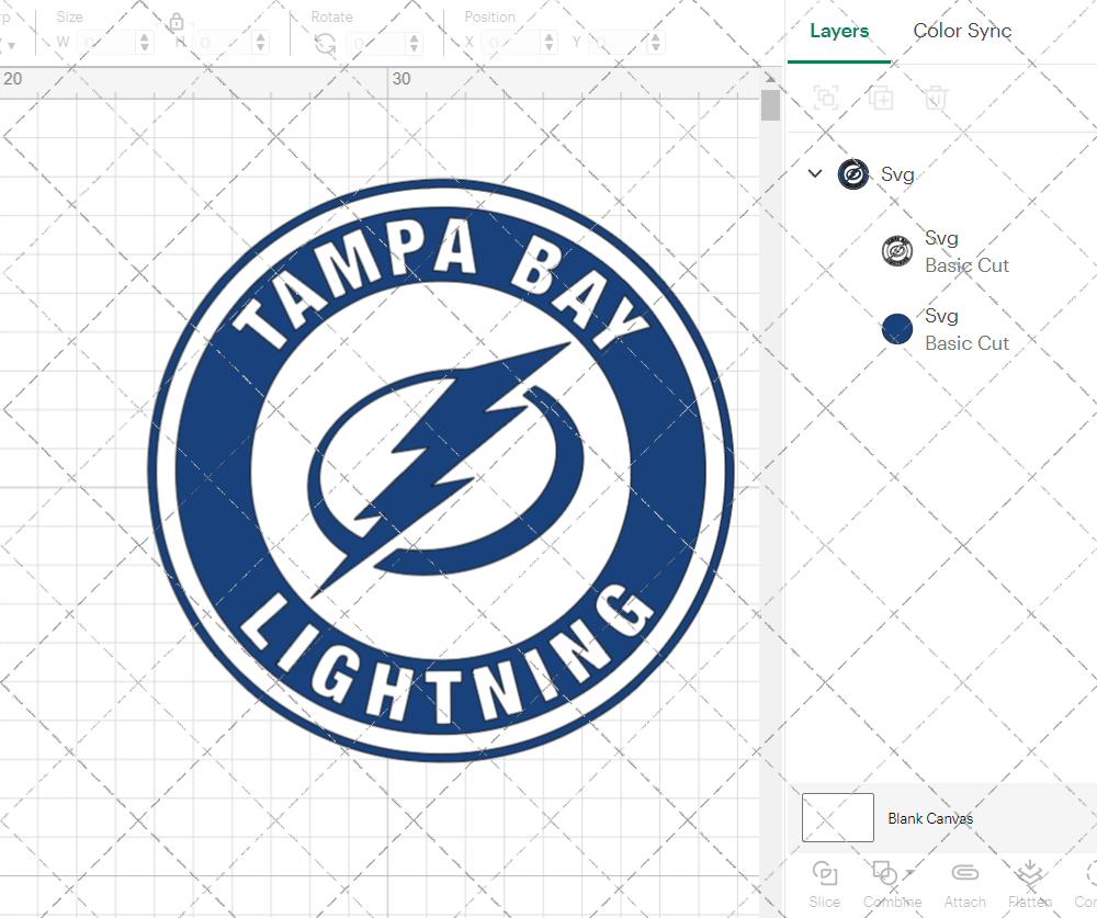 Tampa Bay Lightning Circle 2011 002, Svg, Dxf, Eps, Png - SvgShopArt