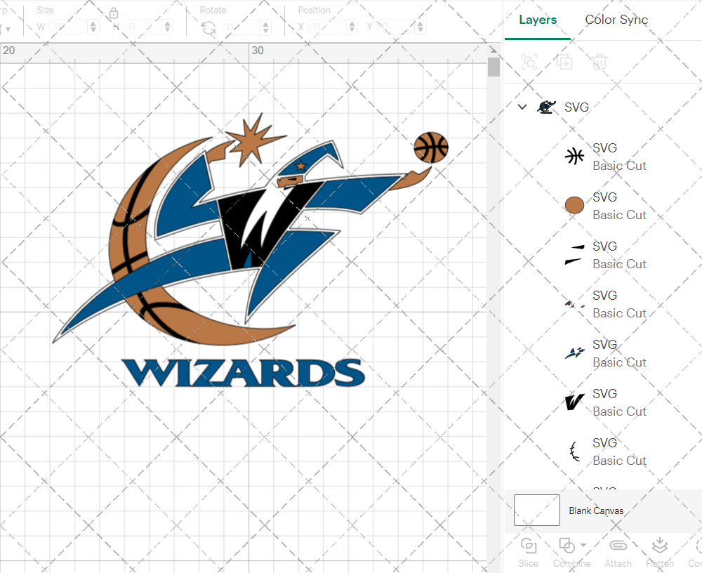 Washington Wizards 1997, Svg, Dxf, Eps, Png - SvgShopArt