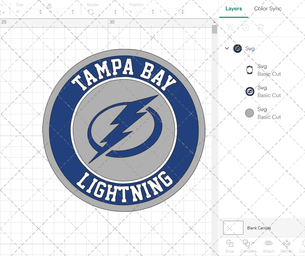 Tampa Bay Lightning Circle 2011, Svg, Dxf, Eps, Png - SvgShopArt