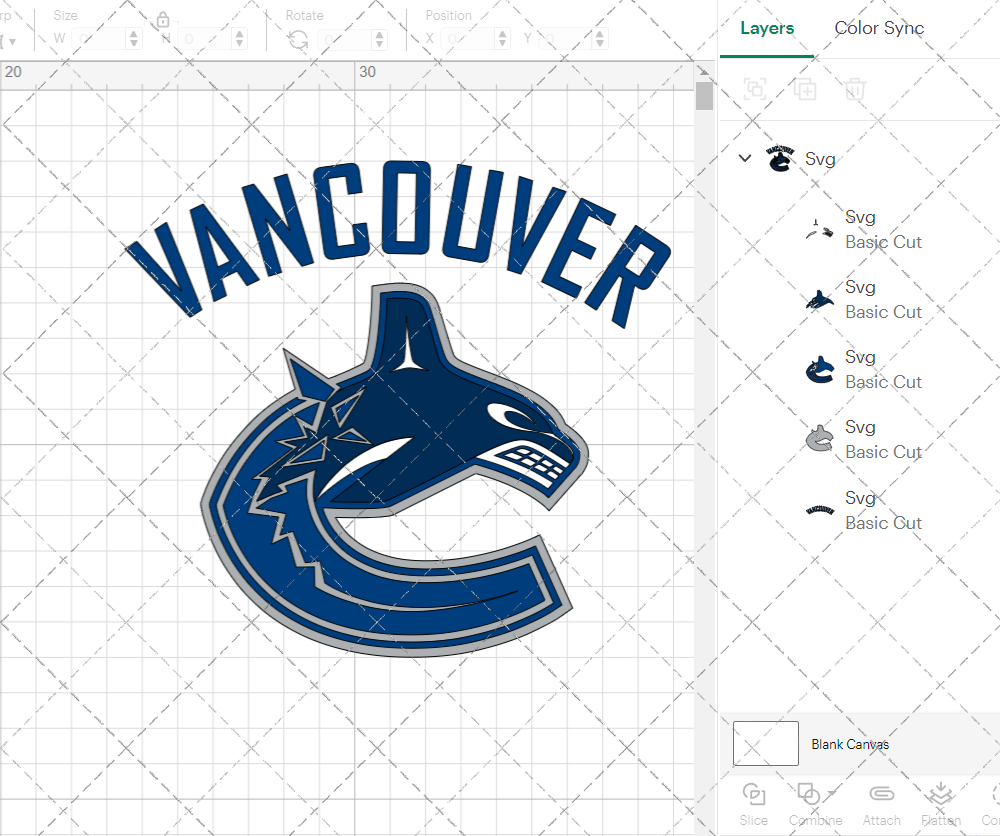 Vancouver Canucks 2007, Svg, Dxf, Eps, Png - SvgShopArt