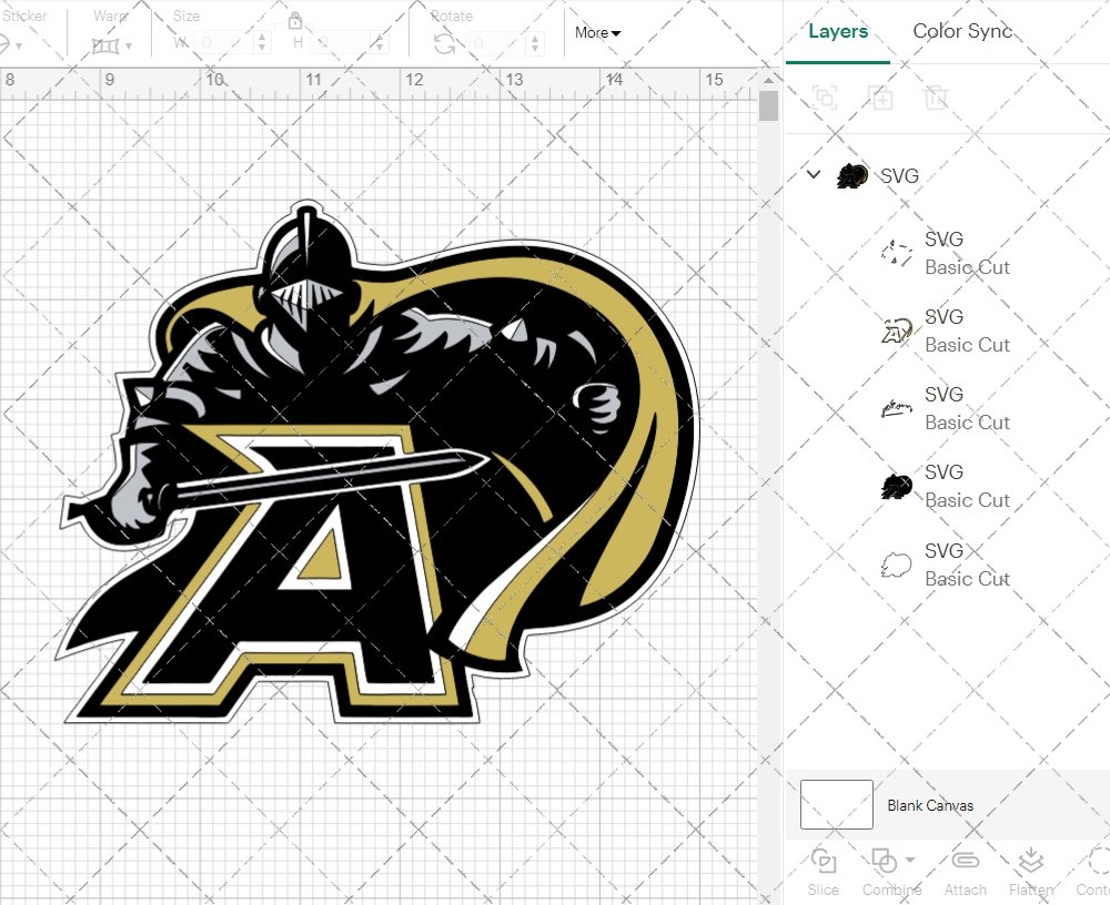 Army Black Knights Alternate 2005 004, Svg, Dxf, Eps, Png - SvgShopArt