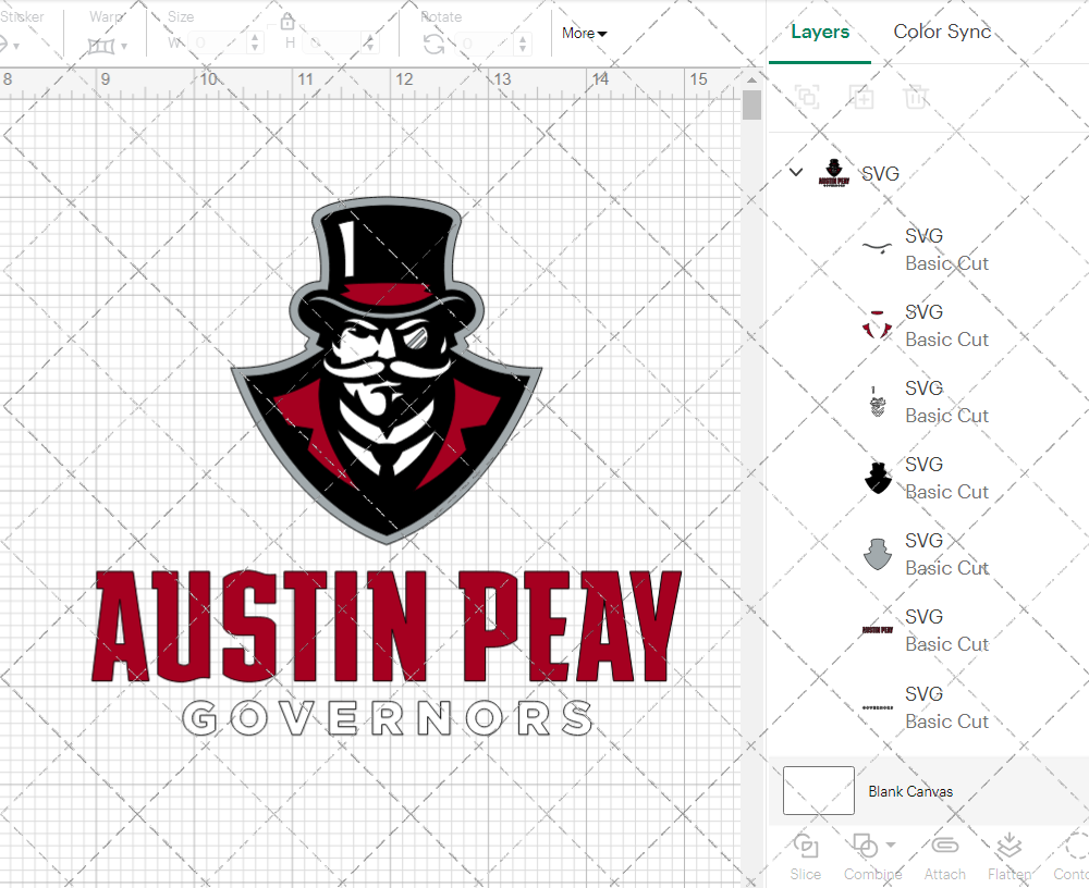 Austin Peay Governors Alternate 2014 007, Svg, Dxf, Eps, Png - SvgShopArt