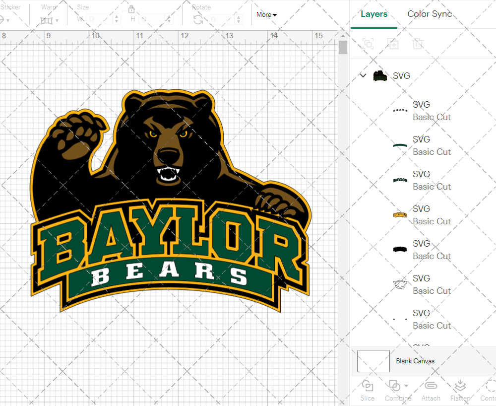 Baylor Bears Alternate 2005 003, Svg, Dxf, Eps, Png - SvgShopArt