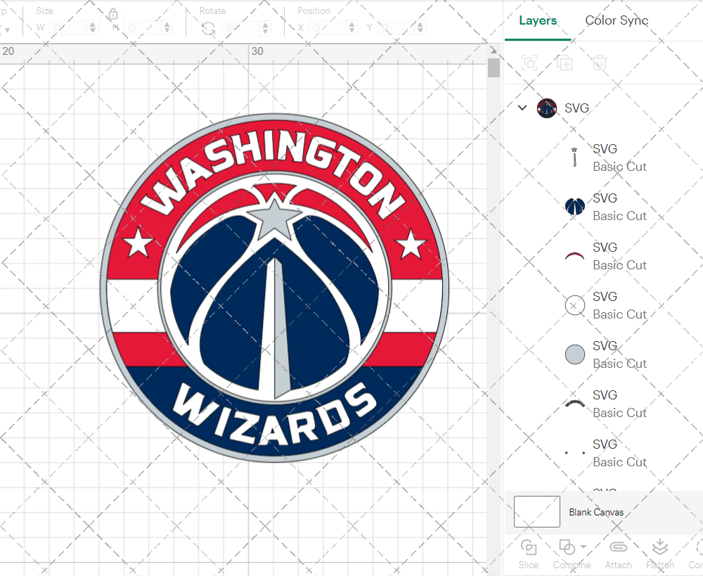 Washington Wizards 2015, Svg, Dxf, Eps, Png - SvgShopArt