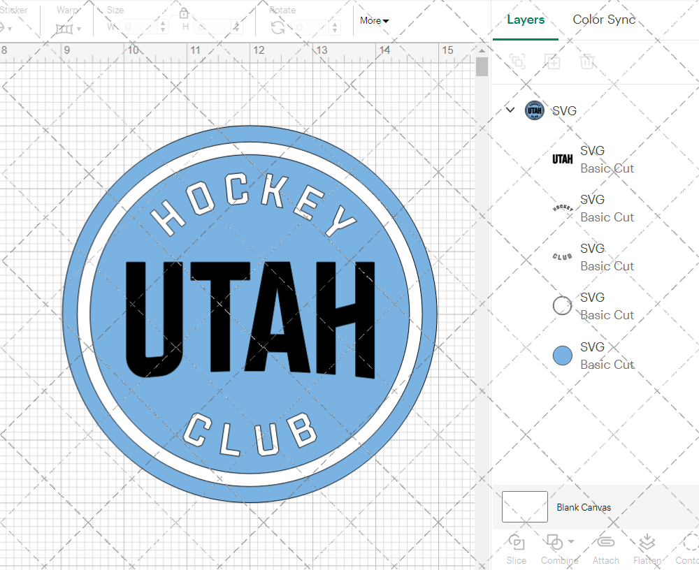 Utah Hockey Club Secondary 2024, Svg, Dxf, Eps, Png - SvgShopArt