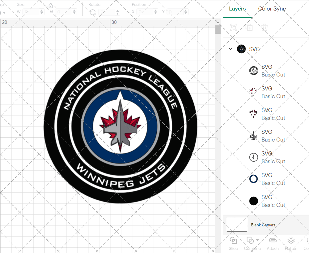 Winnipeg Jets Circle 2011 003, Svg, Dxf, Eps, Png - SvgShopArt