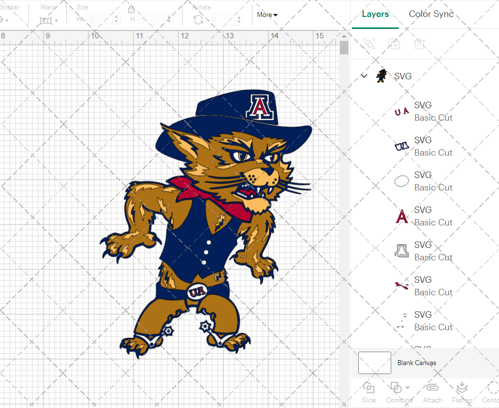 Arizona Wildcats Mascot 2000, Svg, Dxf, Eps, Png - SvgShopArt