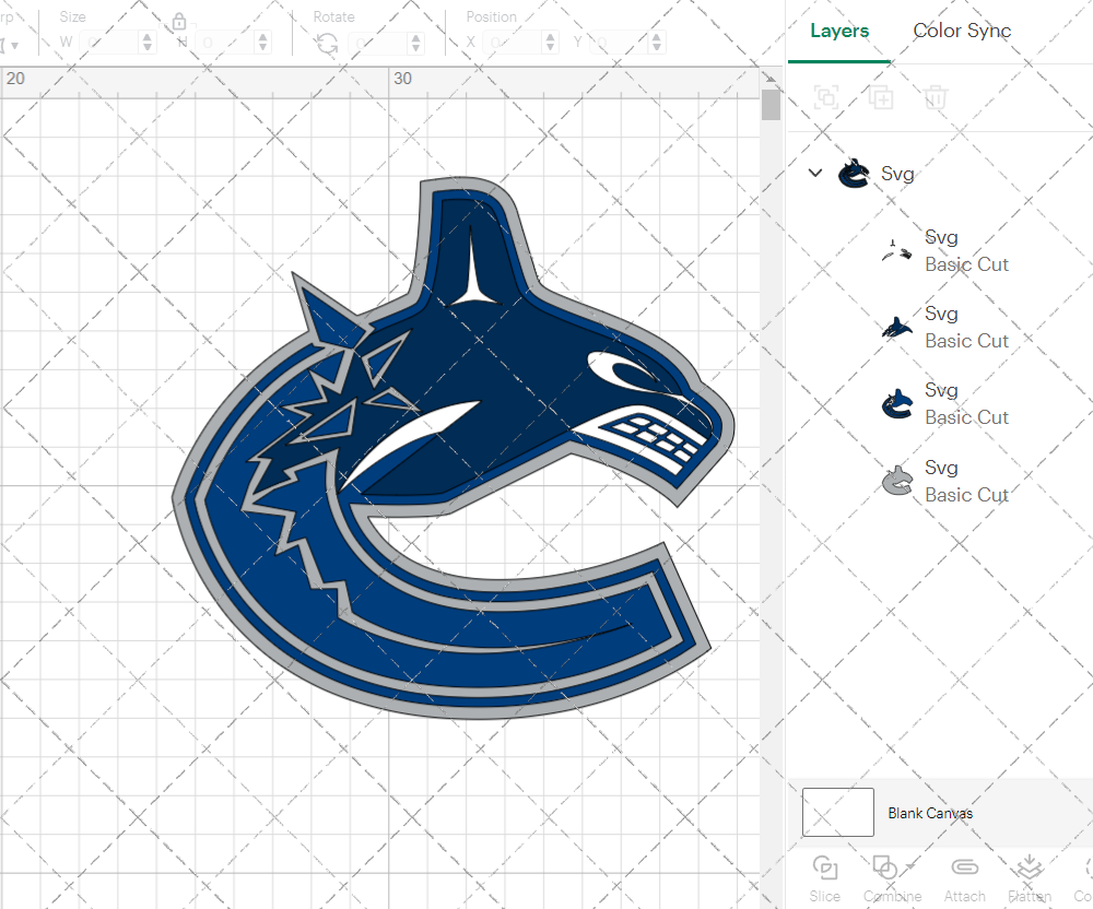 Vancouver Canucks 2019, Svg, Dxf, Eps, Png - SvgShopArt