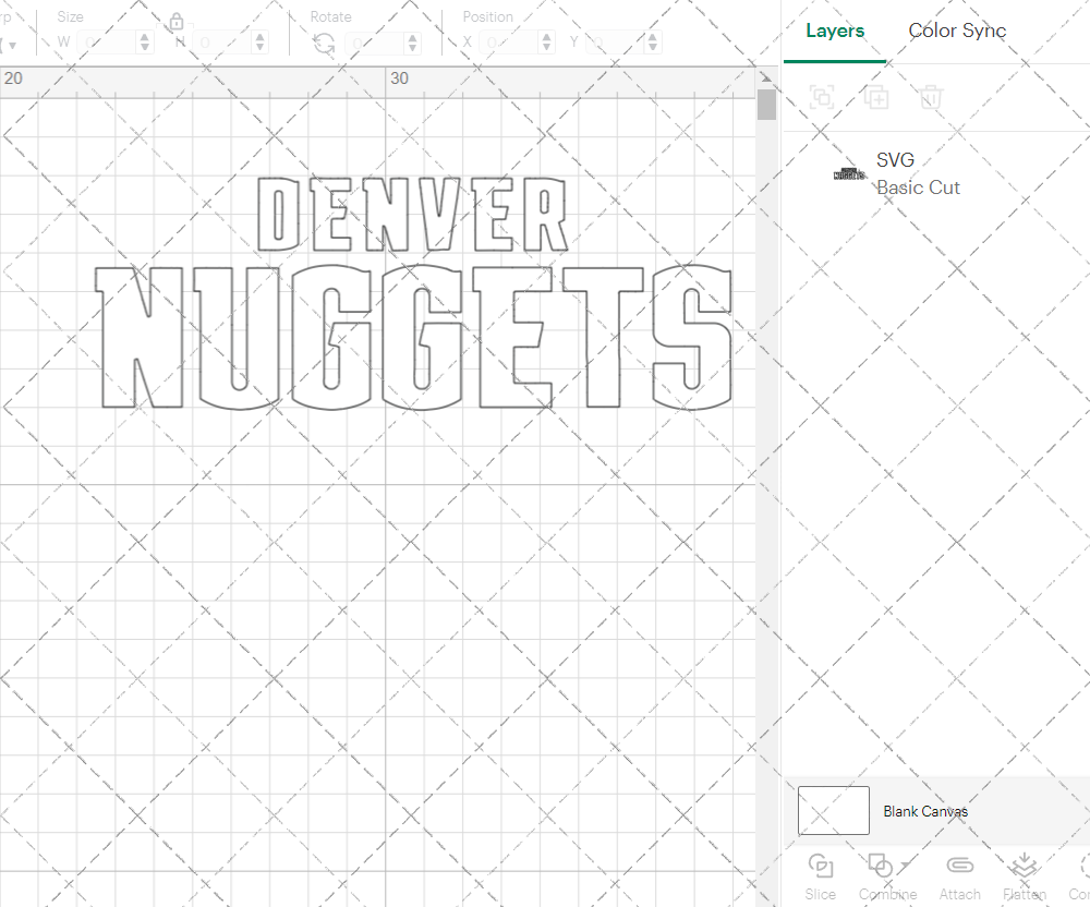 Denver Nuggets Wordmark 2018 003, Svg, Dxf, Eps, Png - SvgShopArt