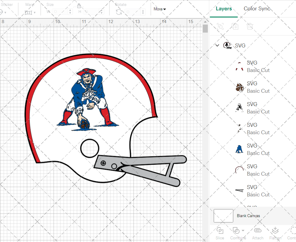 New England Patriots Helmet 1972, Svg, Dxf, Eps, Png - SvgShopArt