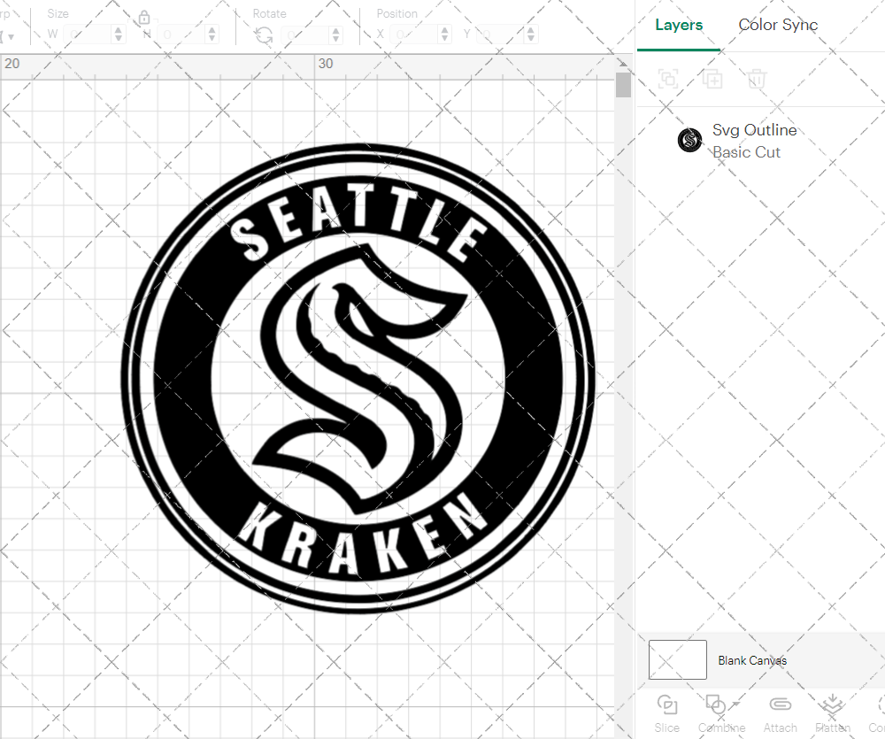 Seattle Kraken Circle 2021, Svg, Dxf, Eps, Png - SvgShopArt