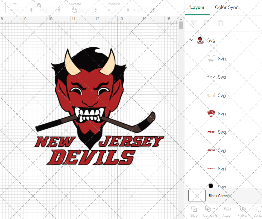 New Jersey Devils Concept 1999 004, Svg, Dxf, Eps, Png - SvgShopArt