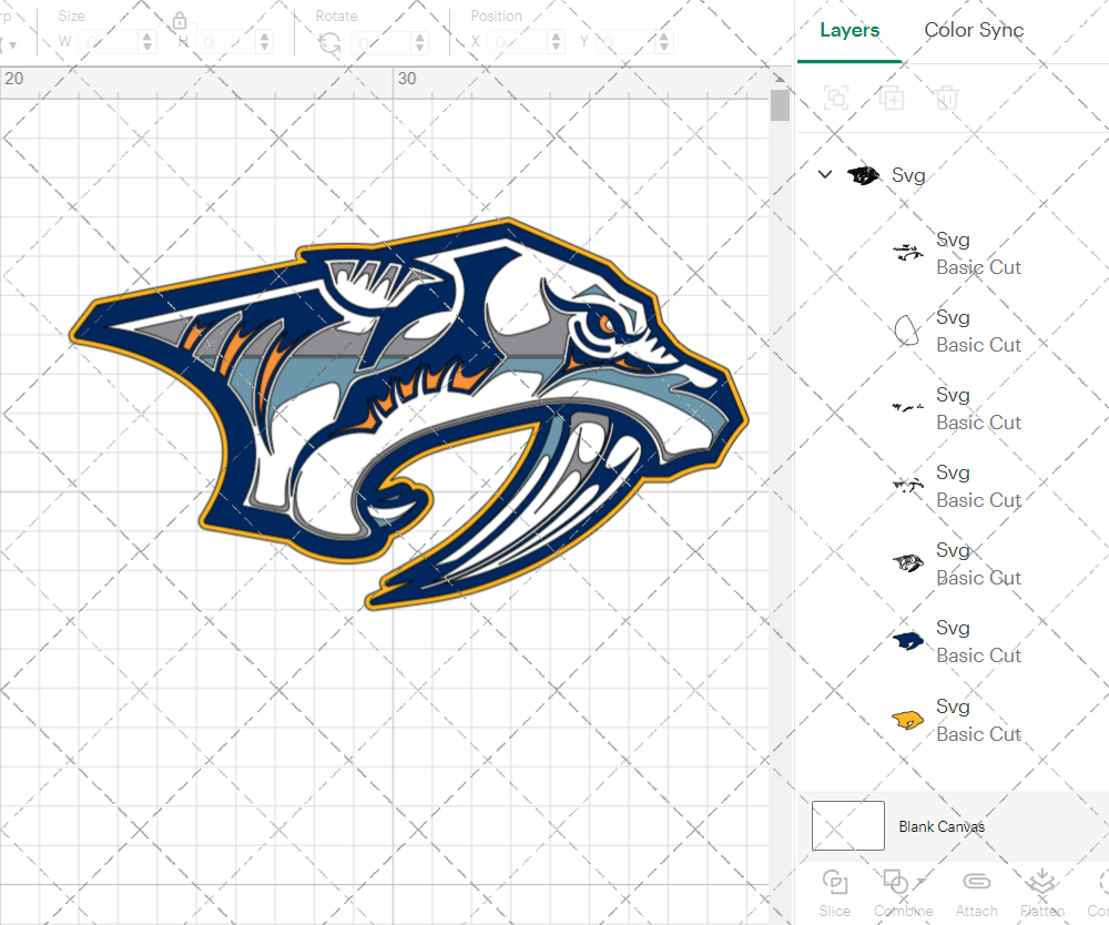 Nashville Predators 1998, Svg, Dxf, Eps, Png - SvgShopArt