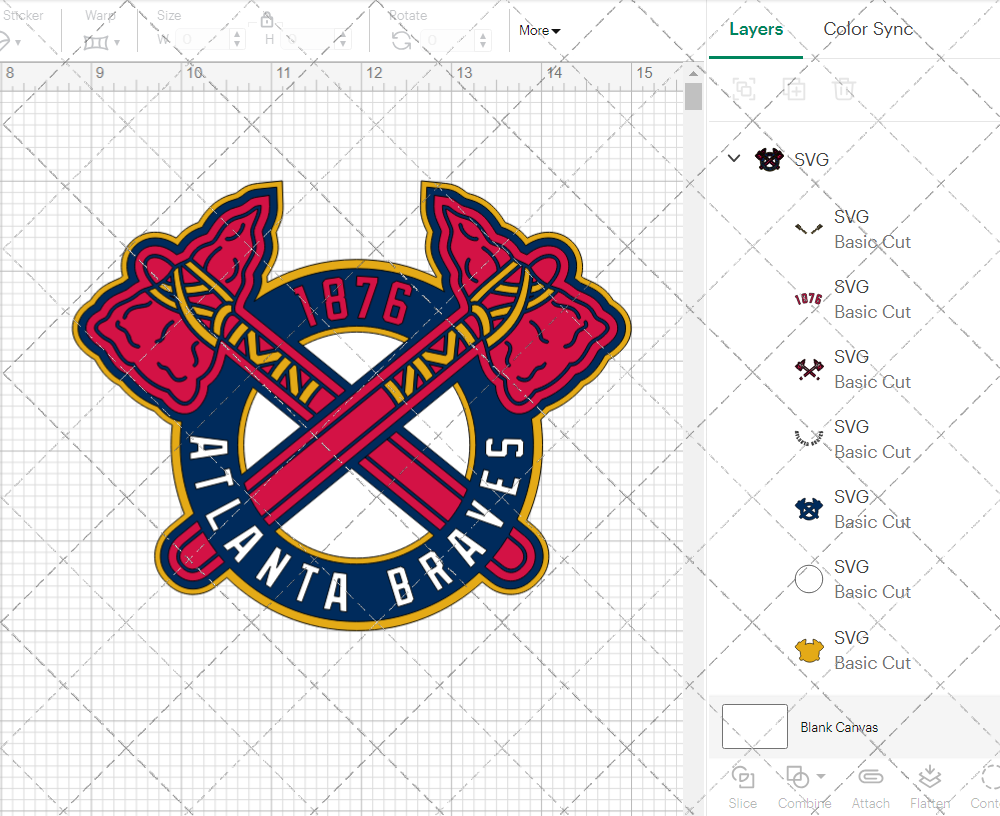 Atlanta Braves Alternate 2012 004, Svg, Dxf, Eps, Png - SvgShopArt