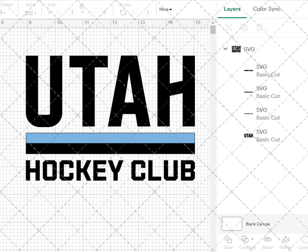 Utah Hockey Club Alternate 2024, Svg, Dxf, Eps, Png - SvgShopArt