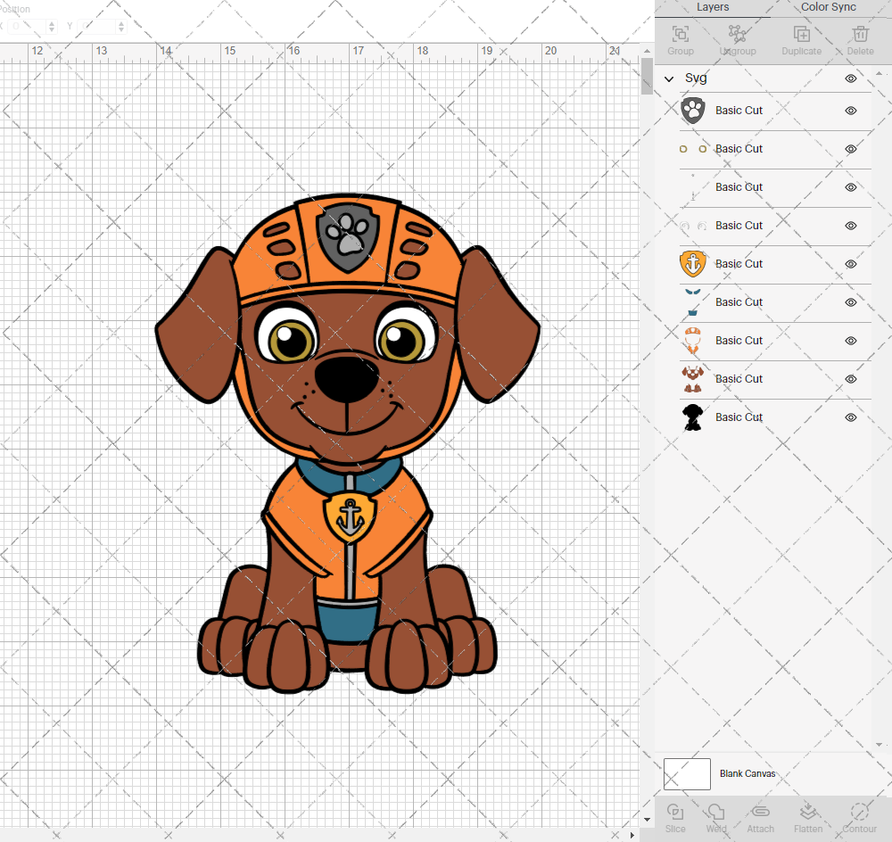 Zuma - Paw Patrol 003, Svg, Dxf, Eps, Png - SvgShopArt