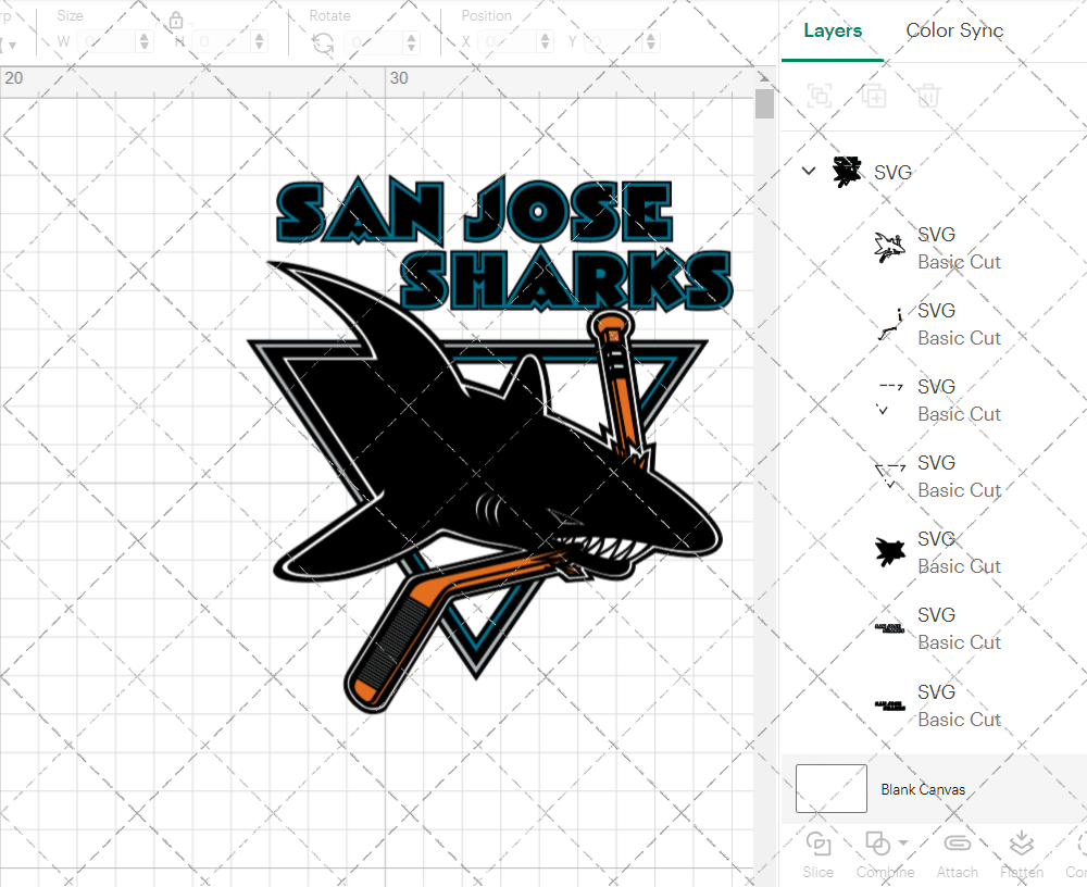 San Jose Sharks Alternate 1998 002, Svg, Dxf, Eps, Png - SvgShopArt