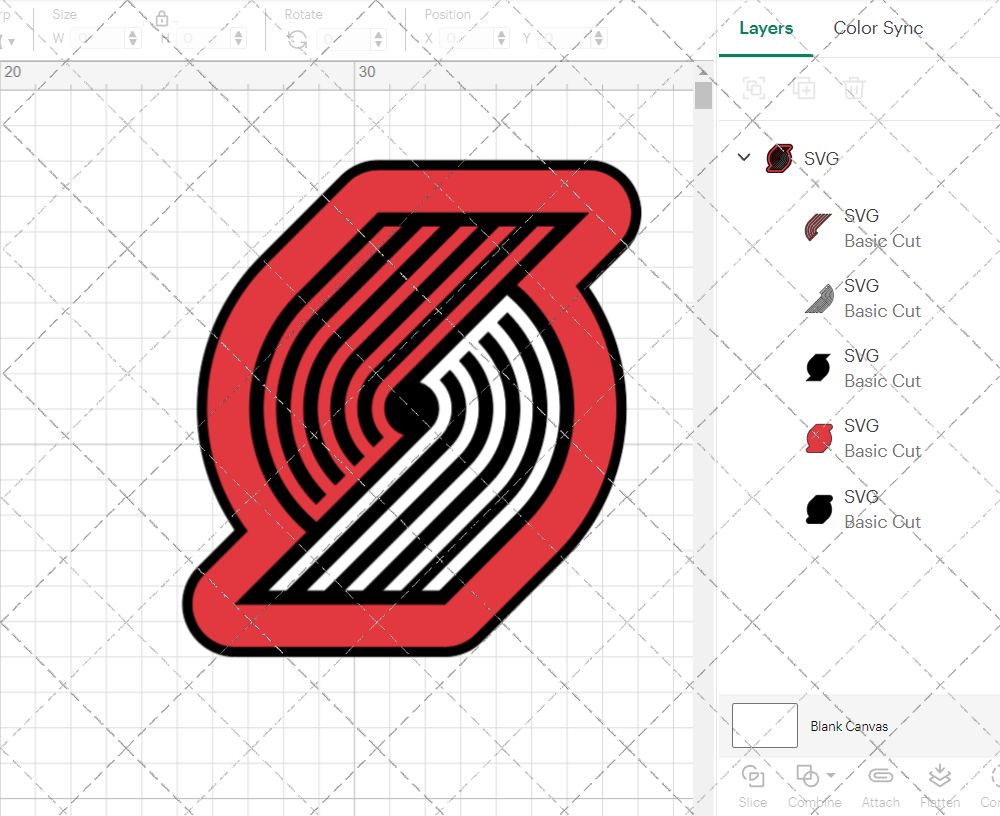 Portland Trail Blazers Concept 2017 002, Svg, Dxf, Eps, Png - SvgShopArt