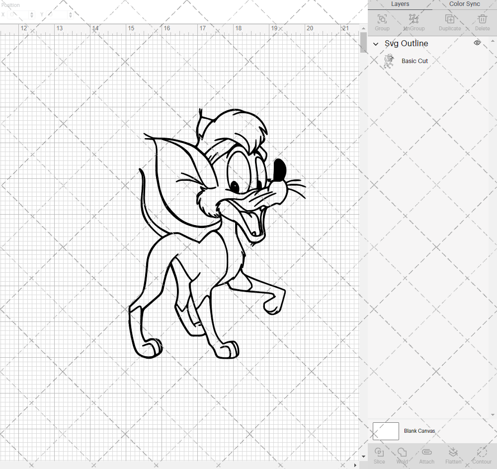 Tito - Oliver and Company, Svg, Dxf, Eps, Png - SvgShopArt