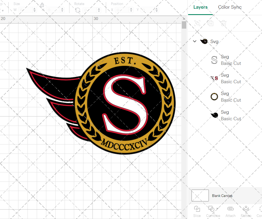 Ottawa Senators Alternate 2020, Svg, Dxf, Eps, Png - SvgShopArt