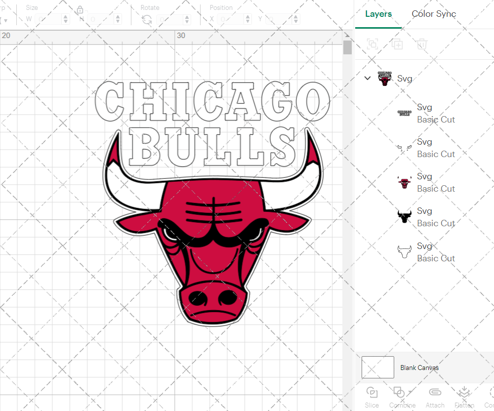 Chicago Bulls Alternate 1972, Svg, Dxf, Eps, Png - SvgShopArt