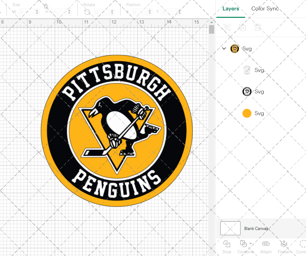 Pittsburgh Penguins Circle 2016, Svg, Dxf, Eps, Png - SvgShopArt