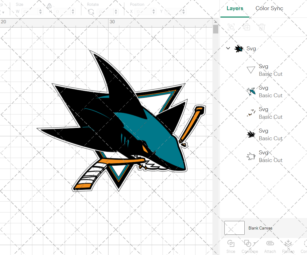 San Jose Sharks 2008, Svg, Dxf, Eps, Png - SvgShopArt